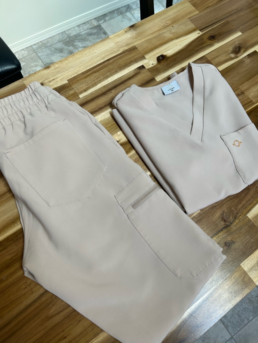 Luuna Scrub SET top and pants XS (S) Tall Oat